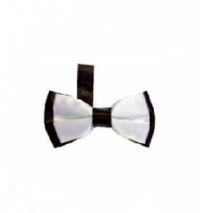BT021 design two color matching tie for men and women bridegroom's best man evening performance collar tie manufacturer detail view-2